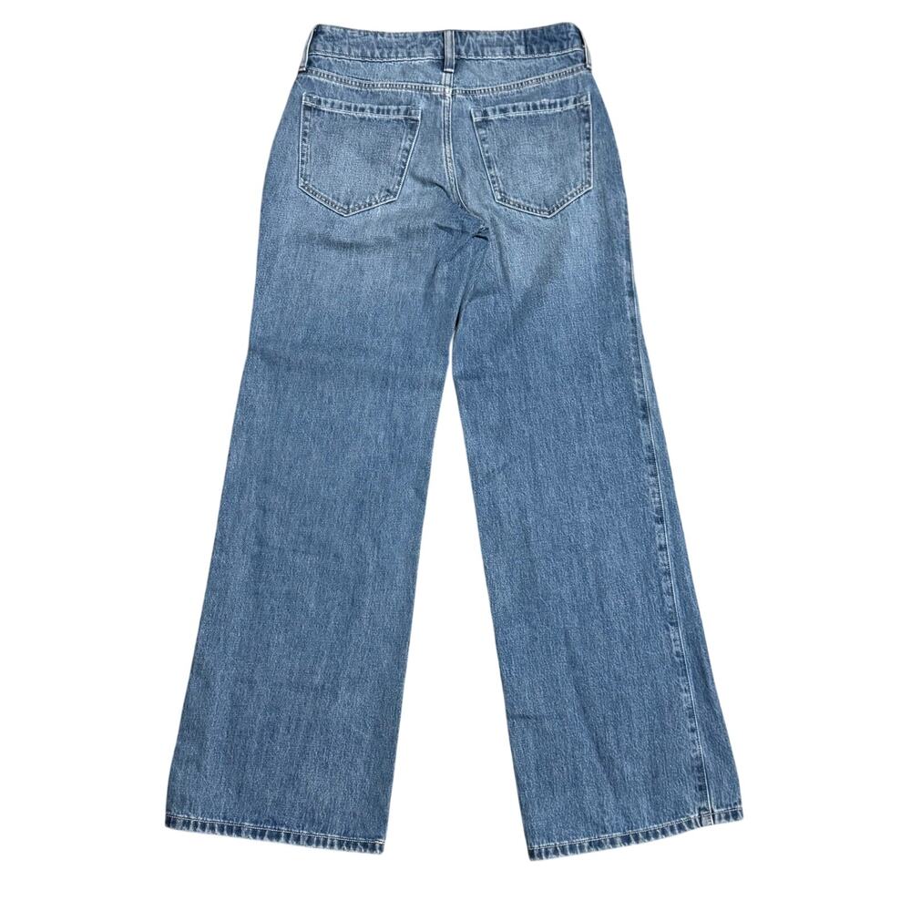 Hollister Low-Rise Baggy Jeans Light Wash W24 (00R) New With Tags - Picture 4 of 6